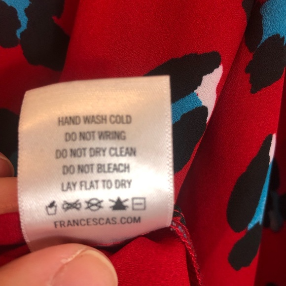 Mi Ami Leopard Print Pullover Lace Trim Long Sleeve Blouse  Size Medium - Picture 8 of 9